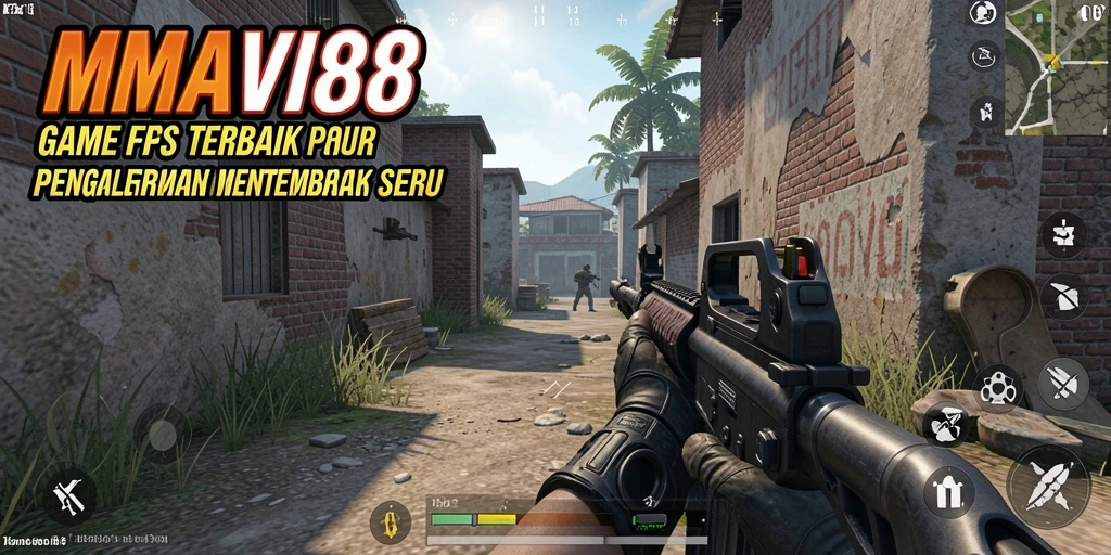 Gameplay seru AMAVI88 saat bertarung melawan teman dan musuh.