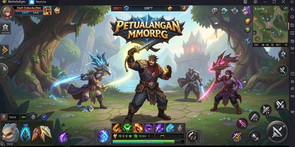 Gameplay menarik dalam IDR77 yang penuh petualangan MMORPG.