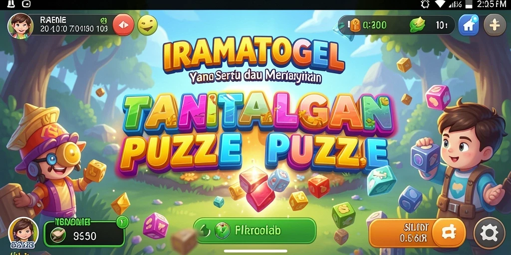 Screenshot gameplay IRAMATOGEL dengan tantangan Puzzle yang menarik.