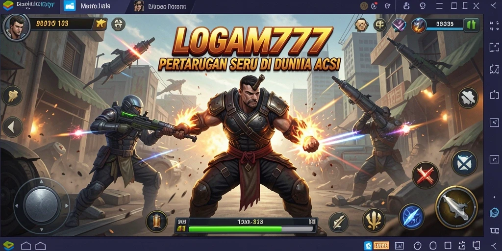 Screenshot LOGAM777 menampilkan aksi seru dalam pertarungan mempertahankan kemenangan.