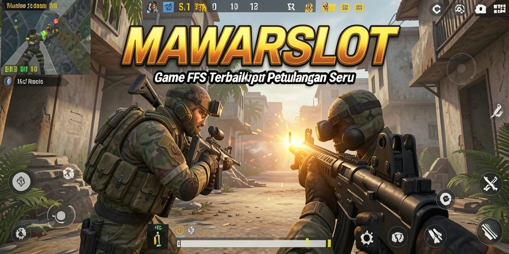 Tampilan gameplay seru dalam MAWARSLOT menunjukkan aksi FPS yang menegangkan.
