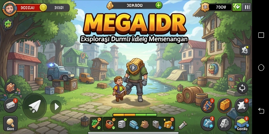 Tampilan gameplay MEGAIDR yang menarik dan interaktif.