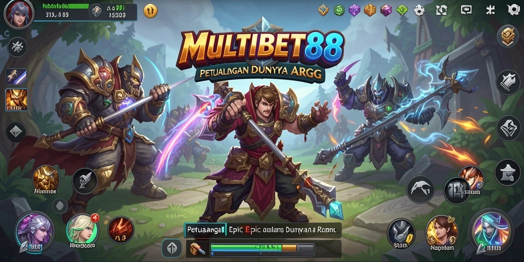 Tampilan gameplay <strong>MULTIBET88</strong> yang penuh aksi dan petualangan.