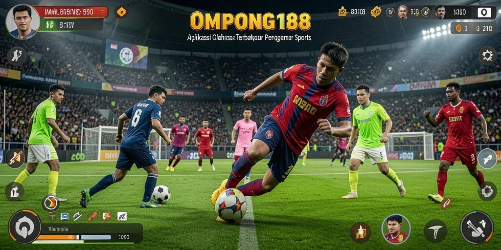 Tampilan gameplay OMPONG188 menampilkan aksi olahraga yang seru dan dinamis.
