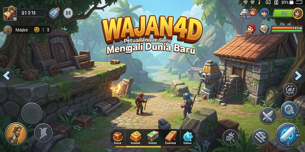 Gameplay seru di dunia penuh petualangan WAJAN4D.